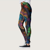 Zodiac & Aztec Portrait Abstracte mix Leggings (Links)
