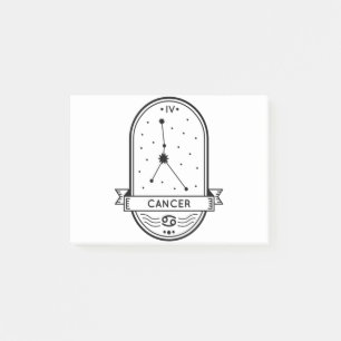 ZODIAC BADGE CONSTELLATION CANCER STROKE POST-IT® NOTES