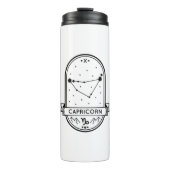 ZODIAC BADGE CONSTELLATION CAPRICORN STROKE THERMOSBEKER (Voorkant)