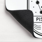 ZODIAC BADGE CONSTELLATION PISCES STROKE MUISMAT (Hoek)
