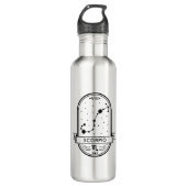 ZODIAC BADGE CONSTELLATION SCORPIO STROKE WATERFLES  (Voorkant)