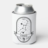 ZODIAC BADGE CONSTELLATION VIRGO STROKE BLIKJESKOELER (Blikje Voorkant)