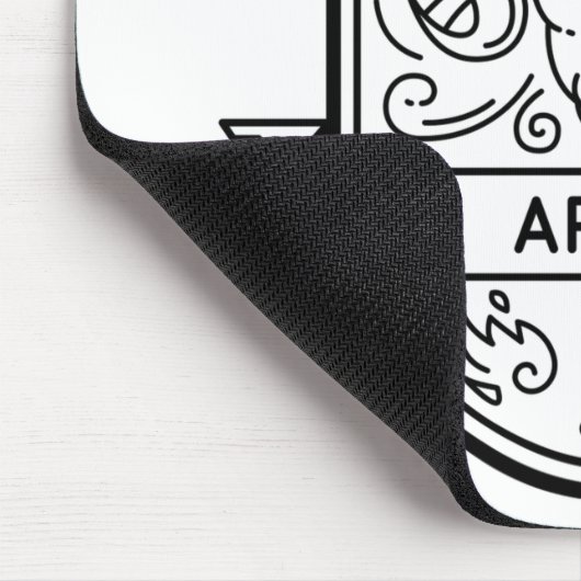 ZODIAC BADGE SYMBOL ARIES STROKE MUISMAT (Hoek)