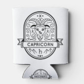 ZODIAC BADGE SYMBOL CAPRICORN STROOM BLIKJESKOELER (Achterkant)