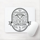 ZODIAC BADGE SYMBOL CAPRICORN STROOM MUISMAT (Met muis)