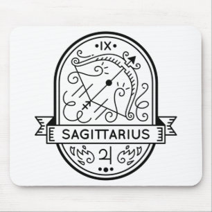 ZODIAC BADGE SYMBOOL SAGITTARIUS STROOM MUISMAT