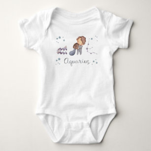 Zodiac Bay Aquarius Baby BodySuit en T-Shirt