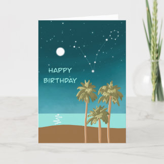 Zodiac Birthday Card - PISCES Kaart