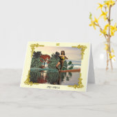 ZODIAC BIRTHDAY SIGNS / AQUARIUS KAART (Gele Bloem)