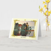 ZODIAC BIRTHDAY SIGNS / AQUARIUS KAART (Gele Bloem)