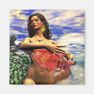 ZODIAC BIRTHDAY SIGNS / AQUARIUS MAGNEET