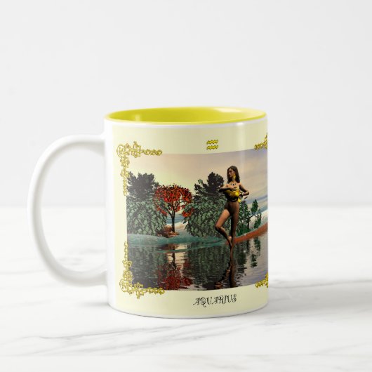 ZODIAC BIRTHDAY SIGNS / AQUARIUS TWEEKLEURIGE KOFFIEMOK (Links)