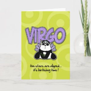 Zodiac Birthday - Virgo Kaart