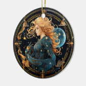 Zodiac Boogschutter gepersonaliseerd astrologie Or Keramisch Ornament (Links)