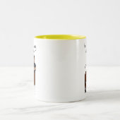 Zodiac Boogschutter "Ik heb het te druk met discus Tweekleurige Koffiemok (Center)