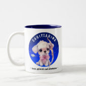 Zodiac Boogschutter Schattigee Waterverf aangepast Tweekleurige Koffiemok (Links)