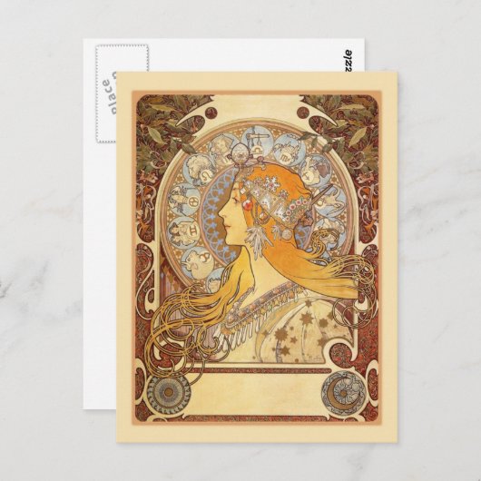 Zodiac Briefkaart (Voorkant / Achterkant)