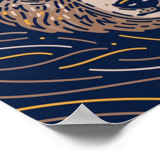 Zodiac Brown Beer Animal Print | Wolf Print (Hoek)