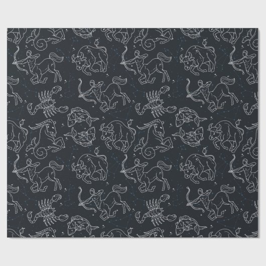 Zodiac Cadeaupapier (Vlak)