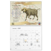 Zodiac Calendar 2016 Kalender (Jan 2027)