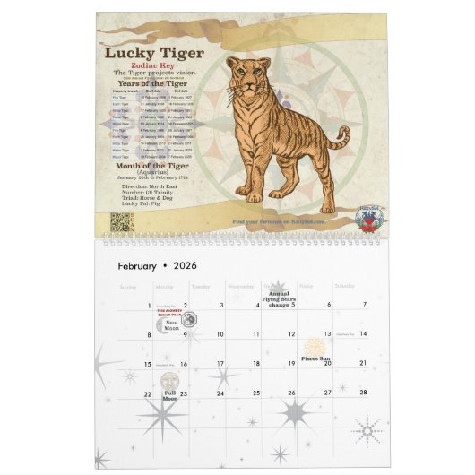 Zodiac Calendar 2016 Kalender (Feb 2026)