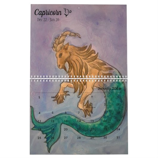 Zodiac Calendar 2019 Kalender (Jan 2026)