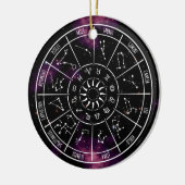 Zodiac Calendar | Astrologische symbolen Keramisch Ornament (Links)