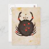 Zodiac: Cancer, C1350 Briefkaart (Voorkant / Achterkant)