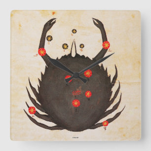 Zodiac: Cancer, C1350 Vierkante Klok