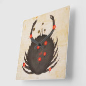 Zodiac: Cancer, C1350 Vierkante Klok (Hoek)