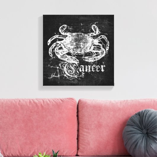 Zodiac Cancer Canvas Afdruk (Insitu (Woonkamer))