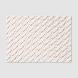 Zodiac "Cancer" Gold Script-weefselpapier Tissuepapier