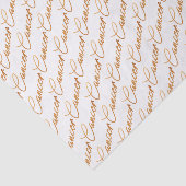 Zodiac "Cancer" Gold Script-weefselpapier Tissuepapier (Detail)