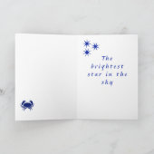 Zodiac Cancer Horoscope Kaart (Binnen)