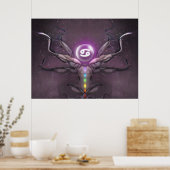 Zodiac Cancer Horoscope Sign Poster (Keuken)