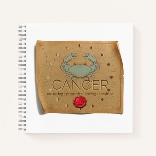 Zodiac - Cancer - Journal Notitieboek (Voorkant)