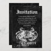 Zodiac  Cancer Kaart (Voorkant / Achterkant)