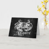 Zodiac  Cancer Kaart (Gele Bloem)