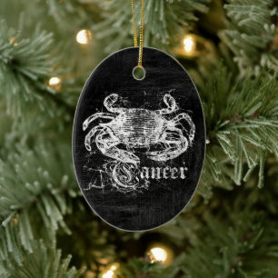Zodiac  Cancer Keramisch Ornament
