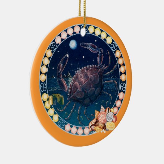 Zodiac Cancer - Pas het aan! Keramisch Ornament (Rechts)