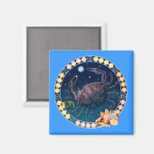 Zodiac Cancer - Pas het aan! Magneet (Voorkant / Achterkant)