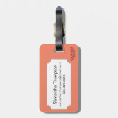 Zodiac: Capricorn, 1482 Bagagelabel (Achterkant verticaal)