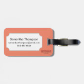 Zodiac: Capricorn, 1482 Bagagelabel (Achterkant horizontaal)