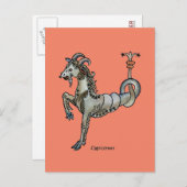 Zodiac: Capricorn, 1482 Briefkaart (Voorkant / Achterkant)
