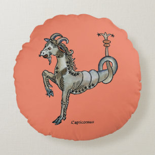 Zodiac: Capricorn, 1482 Rond Kussen