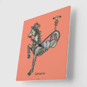 Zodiac: Capricorn, 1482 Vierkante Klok (Hoek)