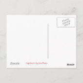 Zodiac Capricorn briefkaart (Achterkant)