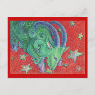 Zodiac Capricorn briefkaart