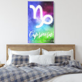 Zodiac: Capricorn Dates Canvas Afdruk (Insitu (Slaapkamer))
