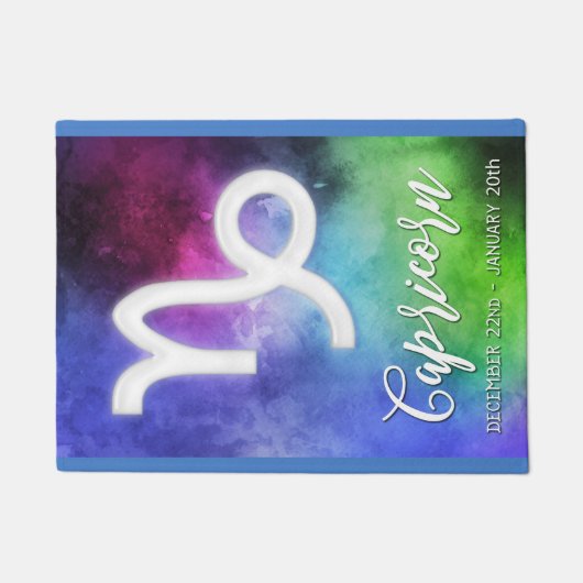 Zodiac: Capricorn Dates Deurmat (Voorkant)